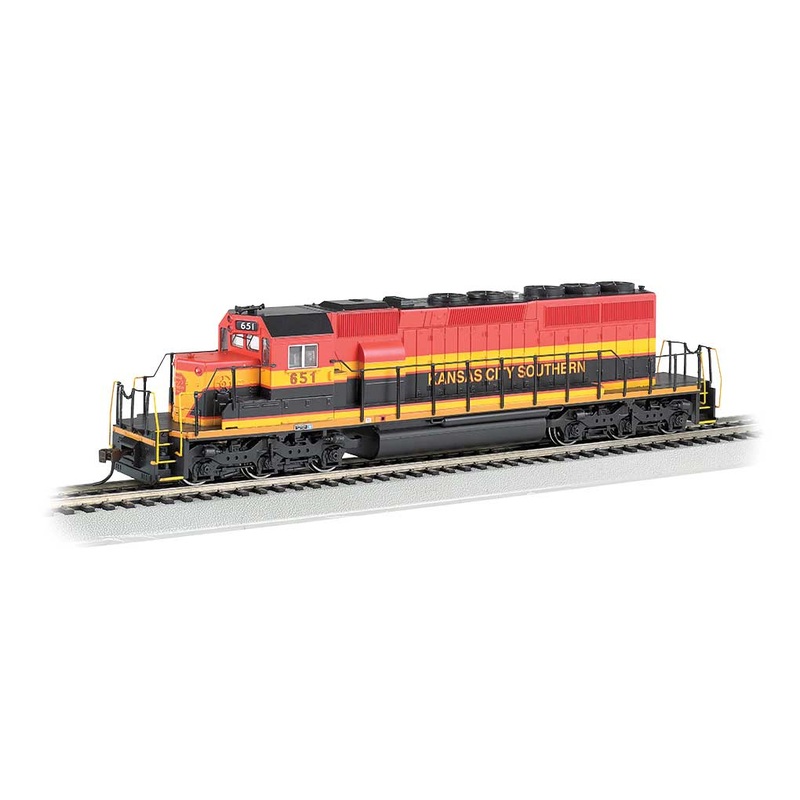 Bachmann 67203 HO Scale EMD SD40-2 Diesel Kansas City Southern KCS 651 with DCC and Sound