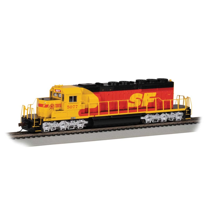 Bachmann 67206 HO Scale EMD SD40-2 Diesel Santa Fe ATSF 5077 with DCC and Sound