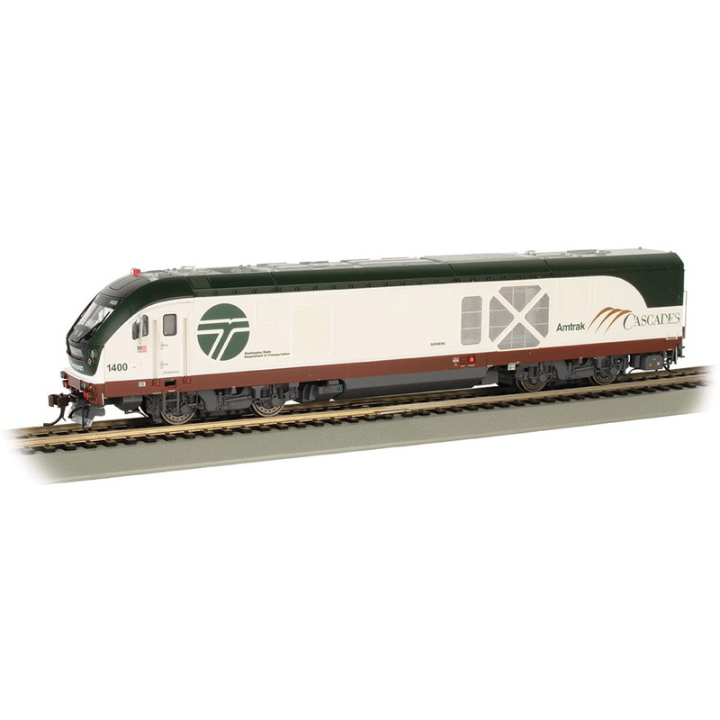 Bachmann 67904 HO Scale Siemens SC-44 Charger Amtrak Cascades (WDOT) 1400 DCC & WOWSound