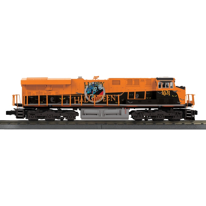 MTH RailKing 30-21156-1 O Gauge GE ES44 Diesel Halloween with Charging Lights (PS3)