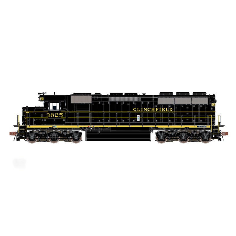 ScaleTrains Rivet 39767 HO Scale EMD SD45 Phase IIc Clinchfield "ex-SCL" 3625 DCC & Sound