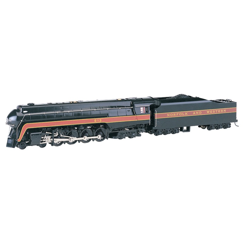 Bachmann 53202 HO Scale 4-8-4 Class J Steam Locomotive Norfolk and Western  N&W 613 DCC Sound