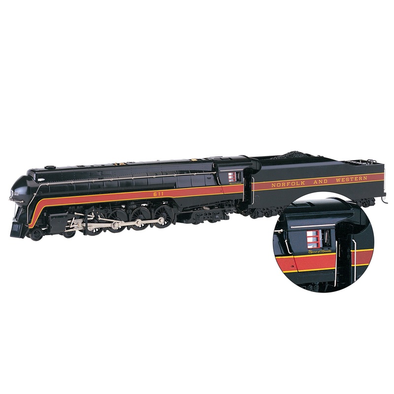 Bachmann 53203 HO Scale 4-8-4 Class J Steam Locomotive Norfolk and Western "SoR" N&W 611 DCC Sound