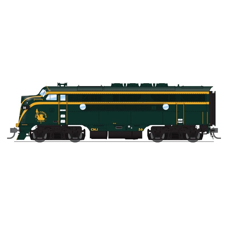 BLI 6653 HO Scale EMD F3A-B Diesel Set Central Railroad of New Jersey CNJ 51/3C Paragon4 DCC