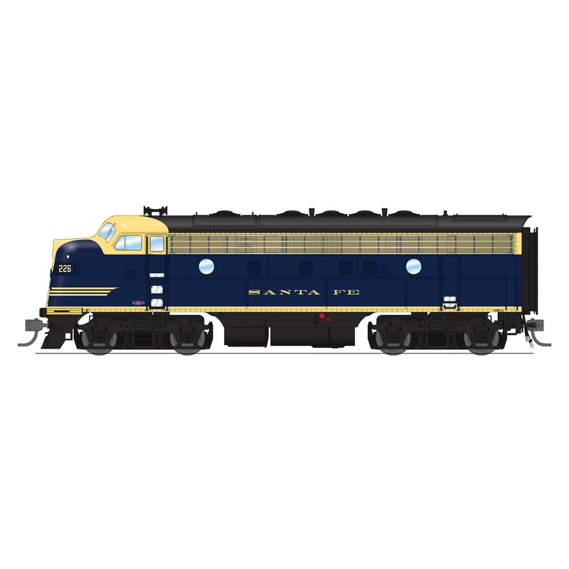 BLI 6674 HO Scale EMD F7A-B Diesel Set Santa Fe "Freight" ATSF 226L/226A Paragon4 DCC