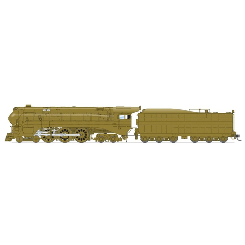 BLI 7356 HO Scale 4-6-4 Hudson Steam Loco Blue Goose Undecorated Hybrid Paragon4 DCC