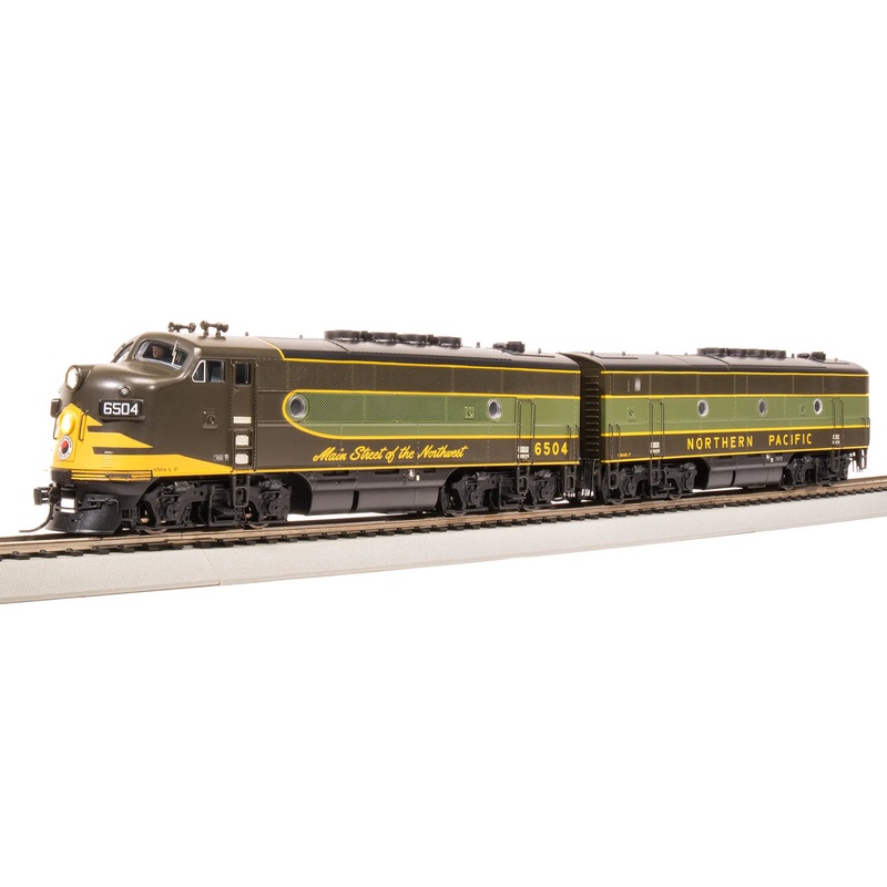 BLI 8164 HO Scale EMD F3A/B Set Northern Pacific NP 6504A/6504B with Paragon4 DCC