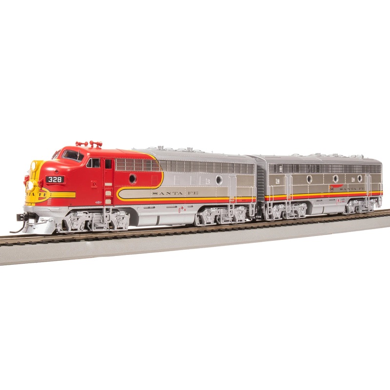 BLI 8190 HO Scale EMD F7A/B Set Santa Fe ATSF 328L/328A with Paragon4 DCC