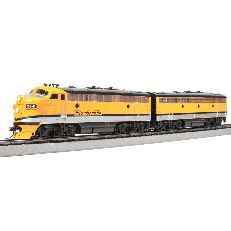 BLI 8192 HO Scale EMD F7A/B Set Rio Grande D&RGW 5641/5642 with Paragon4 DCC