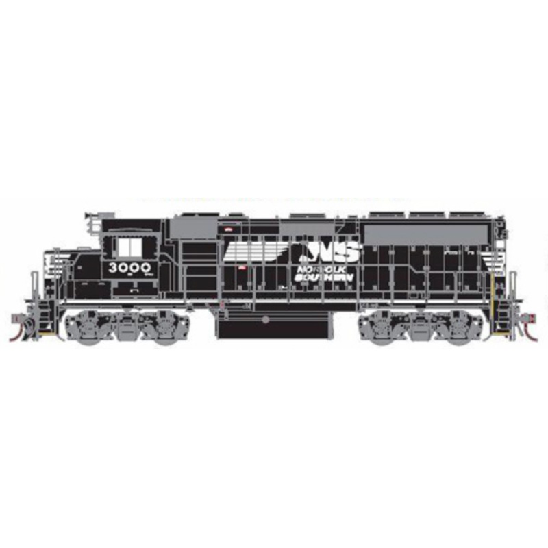 Athearn Genesis G40854 HO Scale EMD GP40-2 Norfolk Southern NS 3000 DCC & Sound - NOS