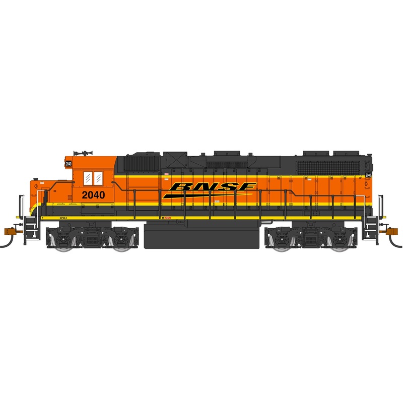 Bachmann 66807 HO Scale EMD GP38-2 BNSF 2040 DCC Sound