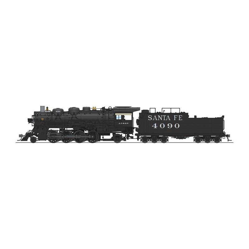 BLI 4762 HO Scale 2-8-2 Mikado Steam Loco Santa Fe ATSF 4090 Paragon4 DCC