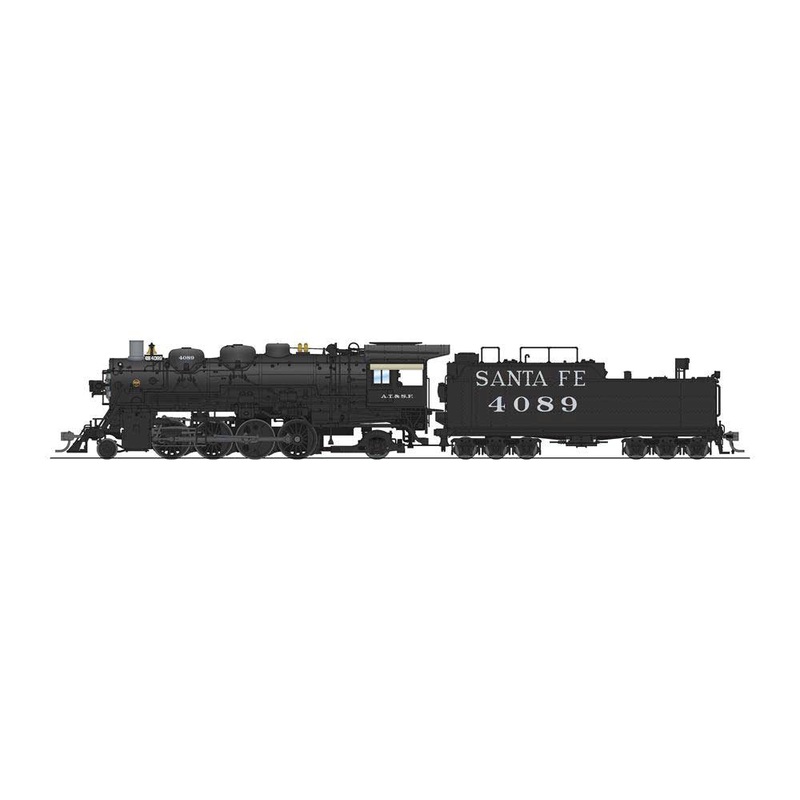 BLI 4767 HO Scale 2-8-2 Mikado Steam Loco Santa Fe ATSF 4089 Paragon4 DCC
