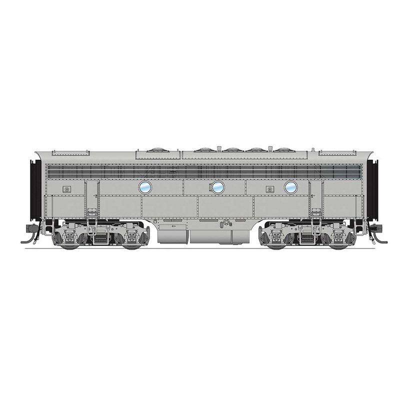 BLI 4865 HO Scale EMD F7B Diesel Phase I Undecorated Paragon3 DCC