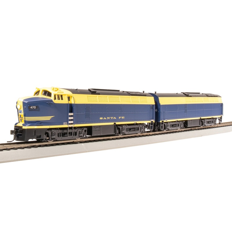 BLI 7698 HO Scale Baldwin RF-16 A/B Set Sharknose Diesel Santa Fe ATSF 470L/470A - Paragon4