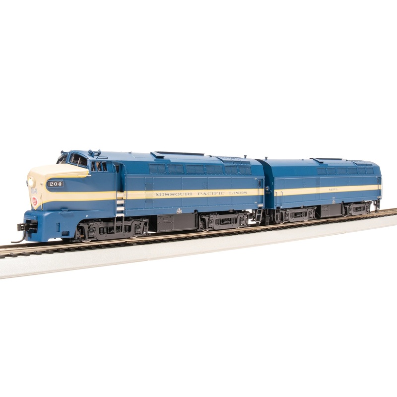 BLI 7706 HO Scale Baldwin RF-16 A/B Set Sharknose Diesel Missouri Pacific MP 204/204B - Paragon4