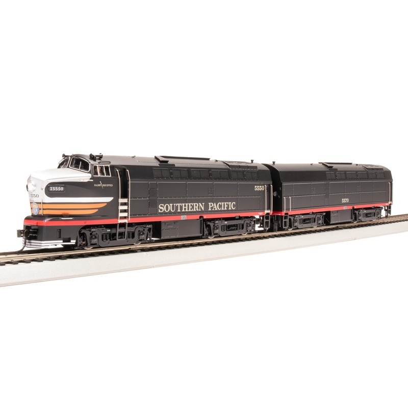 BLI 7708 HO Scale Baldwin RF-16 A/B Set Sharknose Diesel Southern Pacific SP 5550/5570 - Paragon4
