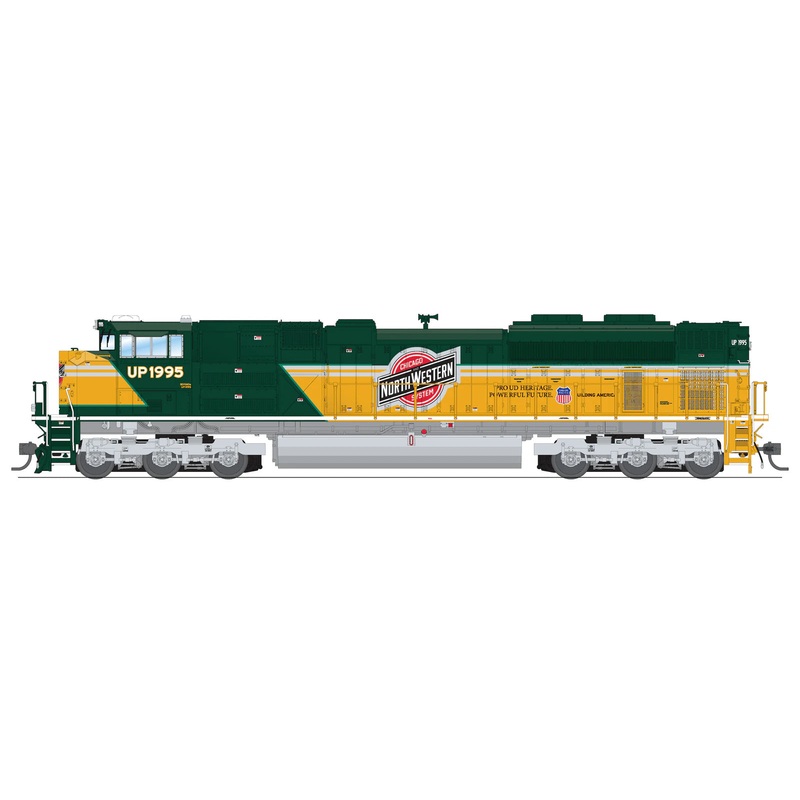 BLI 8717 HO Scale EMD SD70ACe C&NW Heritage Union Pacific 1995 Stealth DC