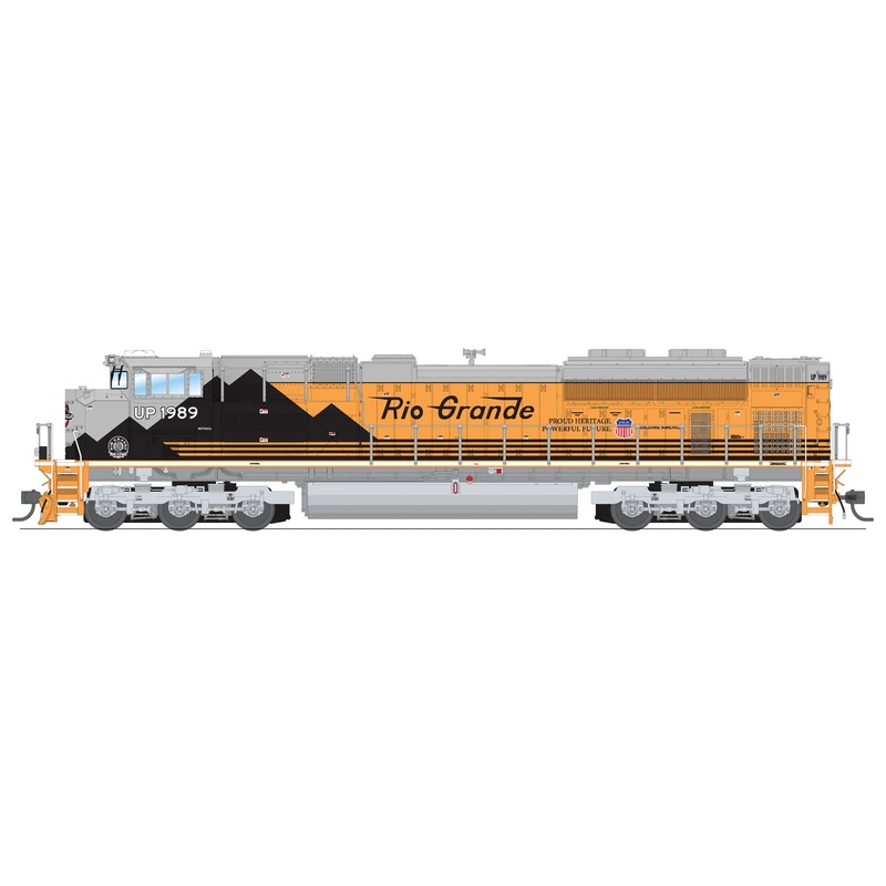 BLI 8718 HO Scale EMD SD70ACe D&RGW Heritage Union Pacific 1989 Stealth DC