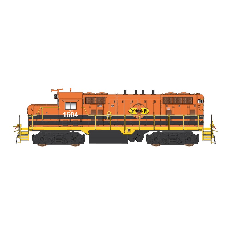 Intermountain 49830S HO Scale EMD GP16 G&W York Rail with DCC & Sound