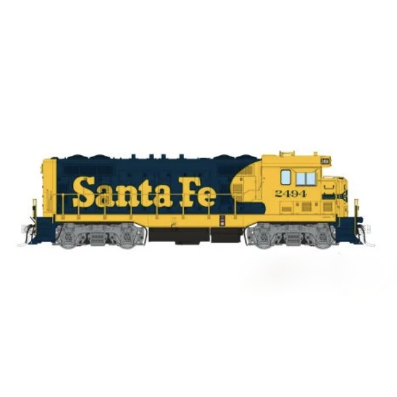 Rapido Trains 70610 HO ATSF Round Cab CF7 Santa Fe - Warbonnet 2519 - DCC & Sound