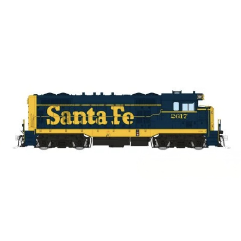 Rapido Trains 70613 HO ATSF Round Cab CF7 Santa Fe - Pinstripe 2617 - DCC & Sound