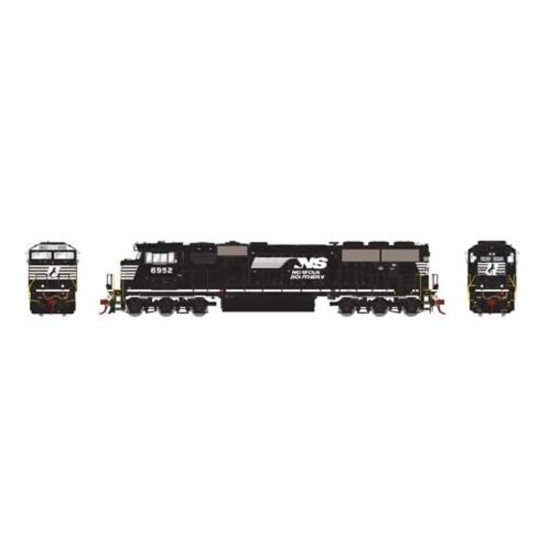 Athearn Genesis G65203 HO Scale SD60E (Juniata Shops Rebuild) Norfolk Southern NS #6952