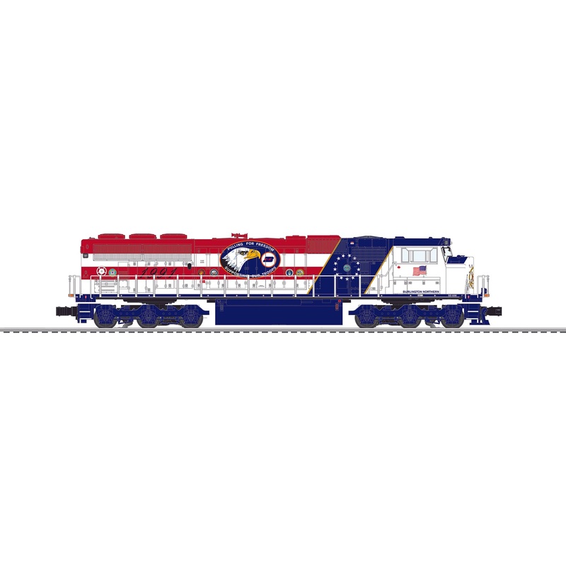 Lionel 6-84562 O Scale Lionchief Plus SD60M Diesel Burlington Northern "Troops" BN #1991 Bluetooth