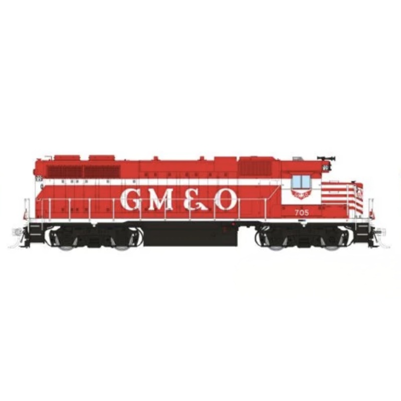 Rapido Trains 38556 HO EMD GP38 Gulf Mobile & Ohio GM&O 705 - DCC & Sound