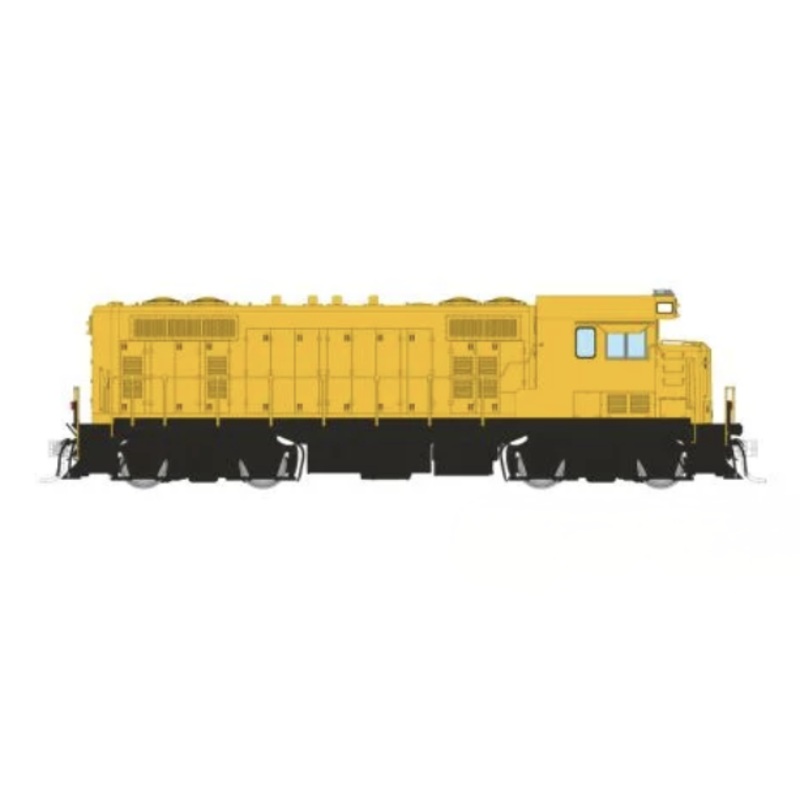 Rapido Trains 70696 HO ATSF Square Cab CF7 Painted, Yellow - DCC & Sound