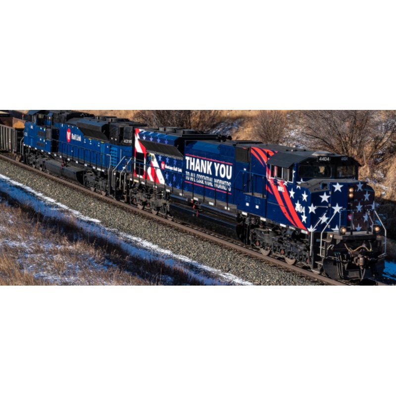 Athearn Genesis 2.0 G44040 HO Scale SD70ACe Essential Workers Montana Rail Link MRL 4404