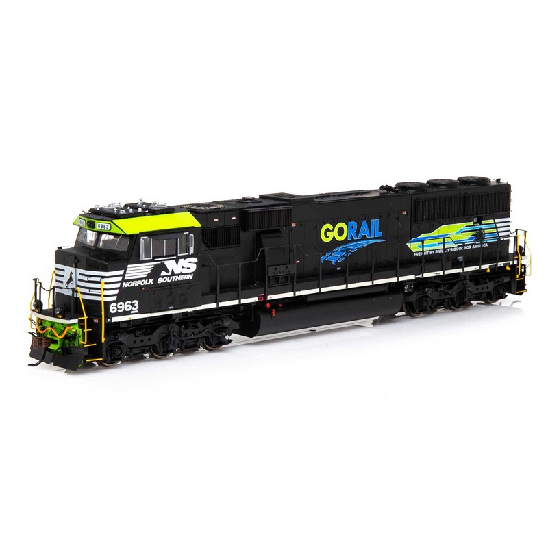 Athearn Genesis G65208 HO Scale SD60E (Juniata Shops Rebuild) Norfolk Southern GoRail NS 6963