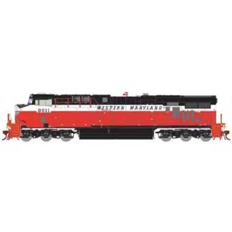 Athearn Genesis G83065 HO Scale GE ES44AC Diesel Legendary Liveries Western Maryland WM 9011