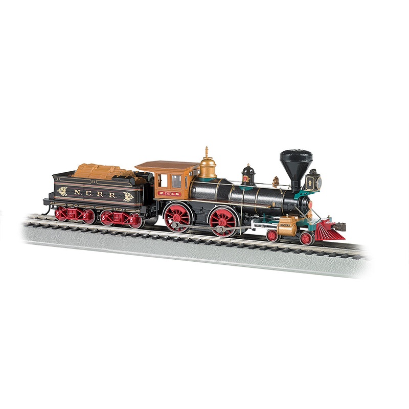 Bachmann 52706 HO Scale 4-4-0 Steam Locomotive with Wood Tender Northern Central NCRR "York 17" DCC