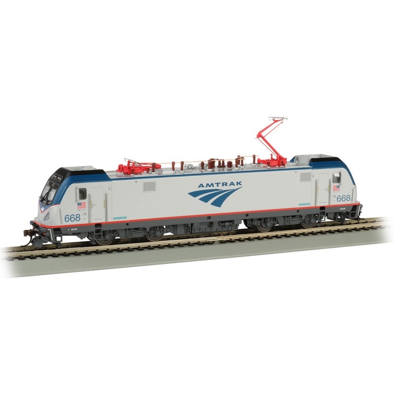 Bachmann 67407 HO Scale ACS-64 Electric Locomotive Amtrak 668 with DCC Sound
