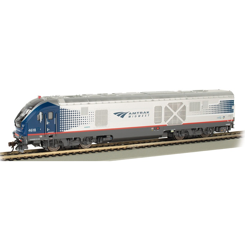 Bachmann 67901 HO Scale Siemens SC-44 Charger Amtrak Midwest 4618 with WOW Sound