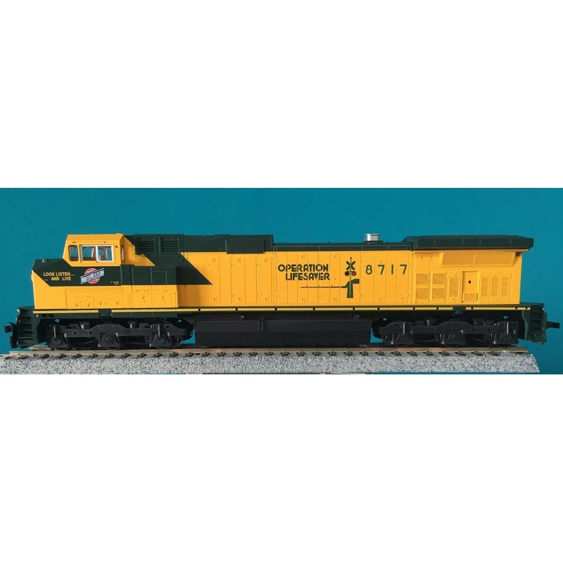 Kato 37-1311 HO Scale GE C44-9W Diesel Chicago NorthWestern Operation Lifesaver CNW 8717 DCC USED