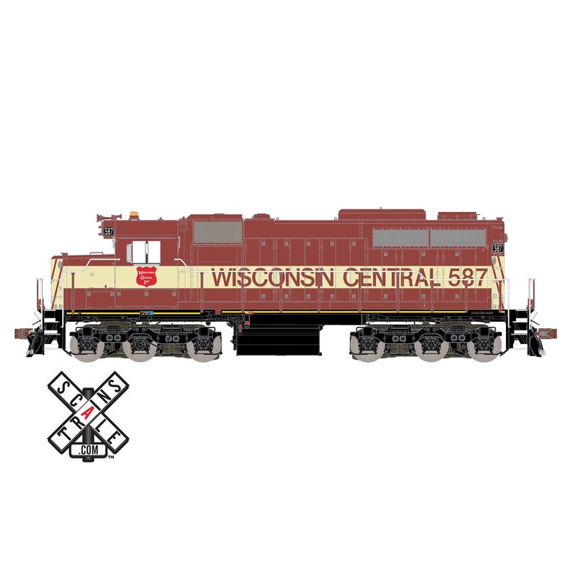ScaleTrains 70036 HO Scale Museum Quality EMD SDL39 (Creme) Wisconsin Central WC 587 DCC Sound