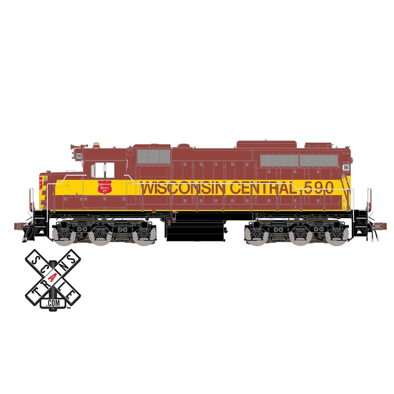 ScaleTrains 70038 HO Scale Museum Quality EMD SDL39 (Dulux) Wisconsin Central WC 590 DCC Sound