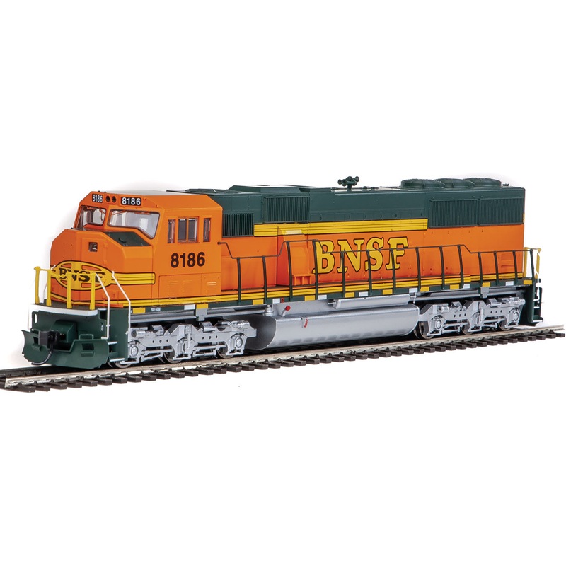Walthers Mainline 910-19716 HO Scale EMD SD60M Diesel BNSF 8186 DCC & Sound
