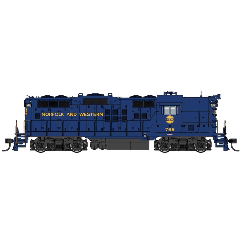 Walthers Proto 920-42705 HO Scale EMD GP9 Phase II Norfolk & Western N&W 766 DCC Sound