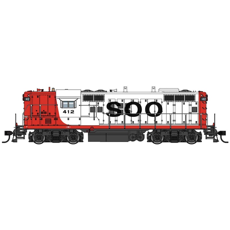 Walthers Proto 920-49709 HO Scale EMD GP9 Phase II SOO Line 414