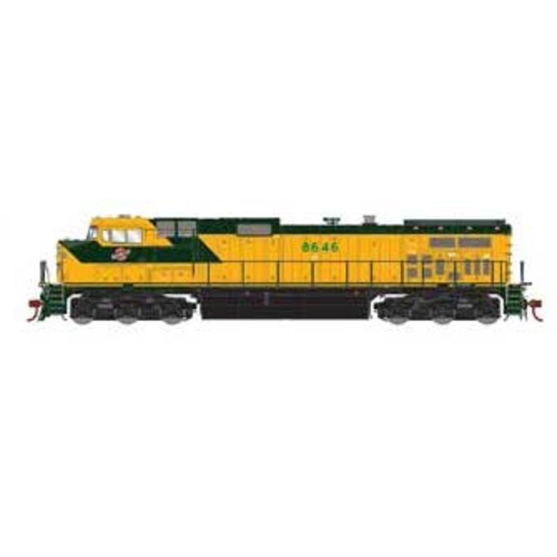 Athearn Genesis 2.0 G31519 HO Scale Dash 9-44CW Chicago NorthWestern CNW 8646