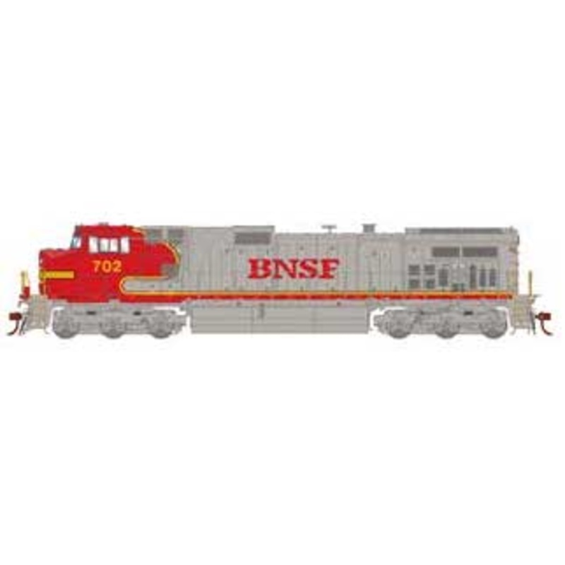 Athearn Genesis 2.0 G31628 HO Scale Dash 9-44CW BNSF 702 with DCC Sound