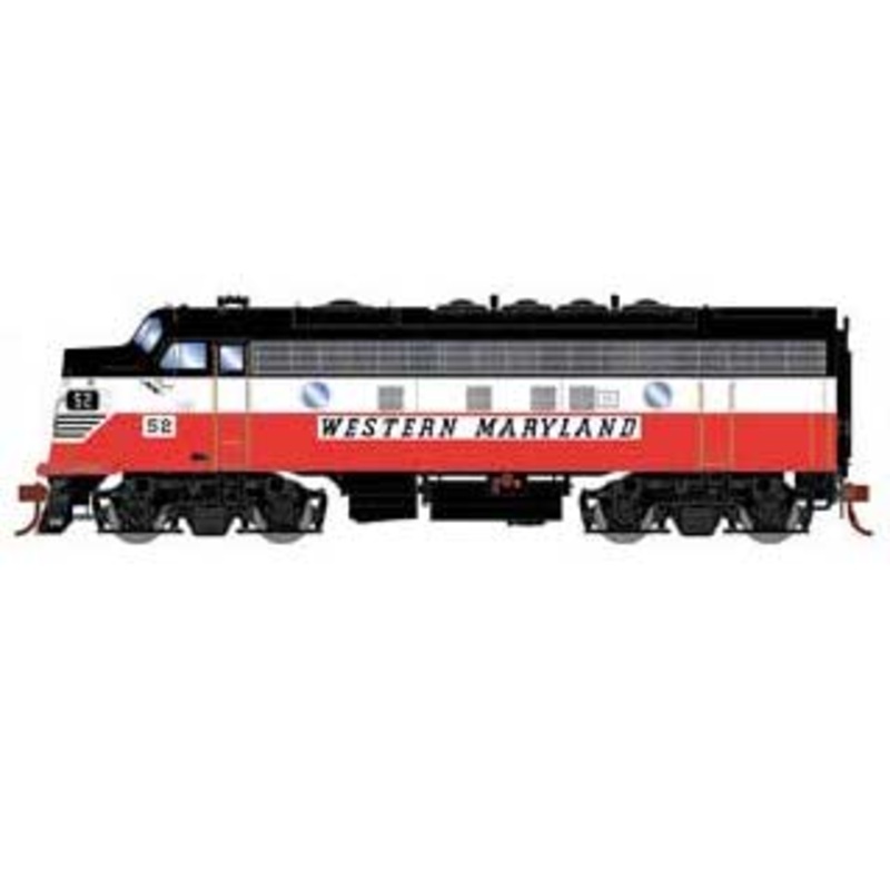 Athearn Genesis G19353 HO Scale F7A Western Maryland Circus WM 52