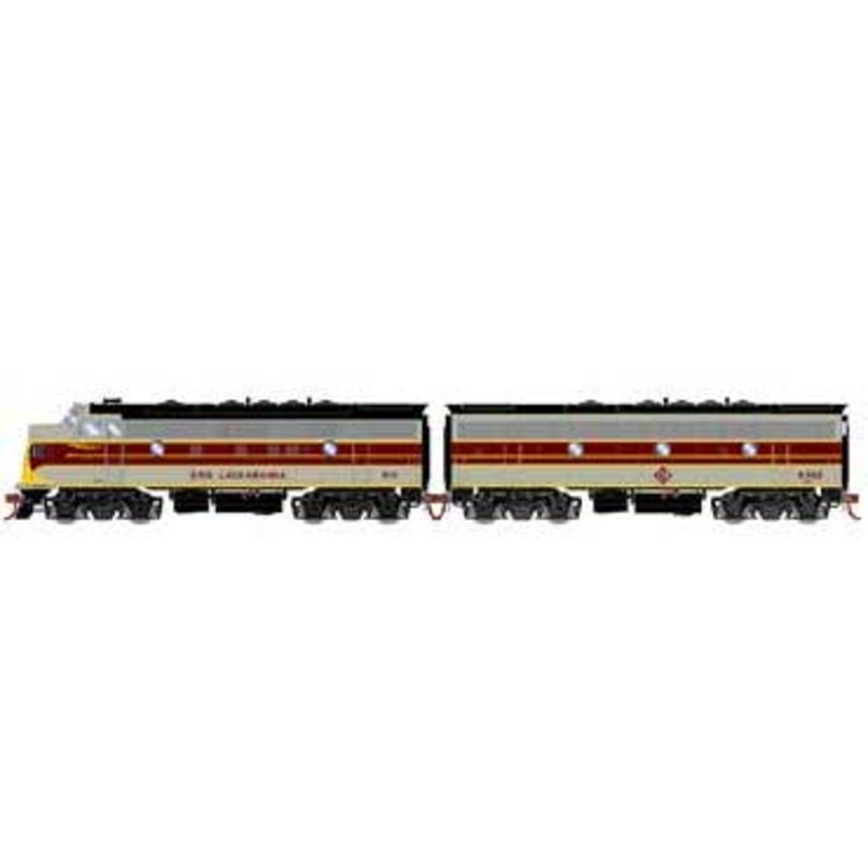 Athearn Genesis G19357 HO Scale F7A/F7B Erie Lackawanna Freight EL 6111/6352