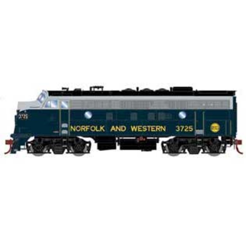 Athearn Genesis G19366 HO Scale F7A Norfolk and Western (Ex-Wabash) NW 3725