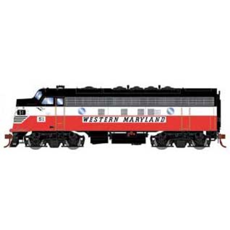 Athearn Genesis G19552 HO Scale F7A Western Maryland WM 51 DCC Sound