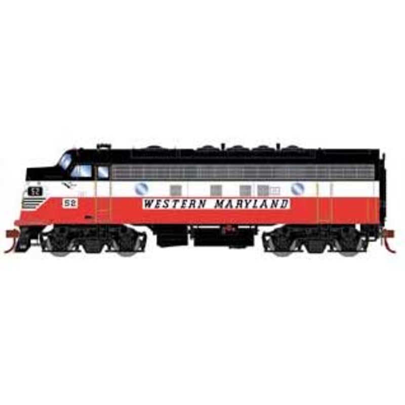 Athearn Genesis G19553 HO Scale F7A Western Maryland WM 52 DCC Sound