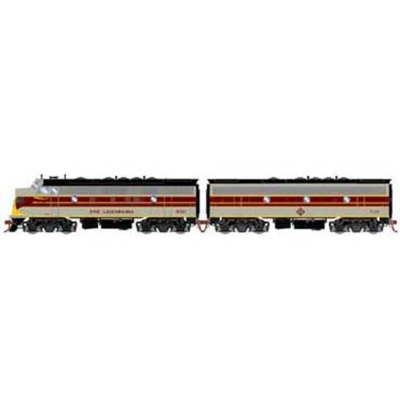Athearn Genesis G19558 HO Scale F7A/B Erie Lackawanna EL 6321/7133 DCC Sound